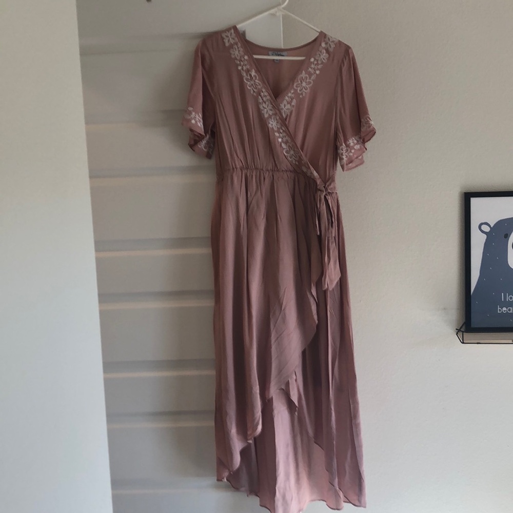 Mauve maxi dress